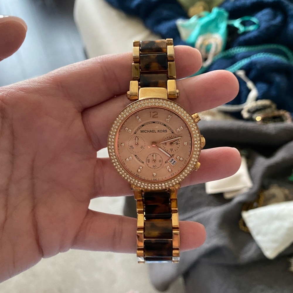 Michael Kors Tortoise Watch